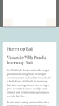 Mobile Screenshot of hurenopbali.nl